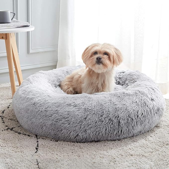 Ultra Soft Doughnut Dog Bed - Roo Roo Pets