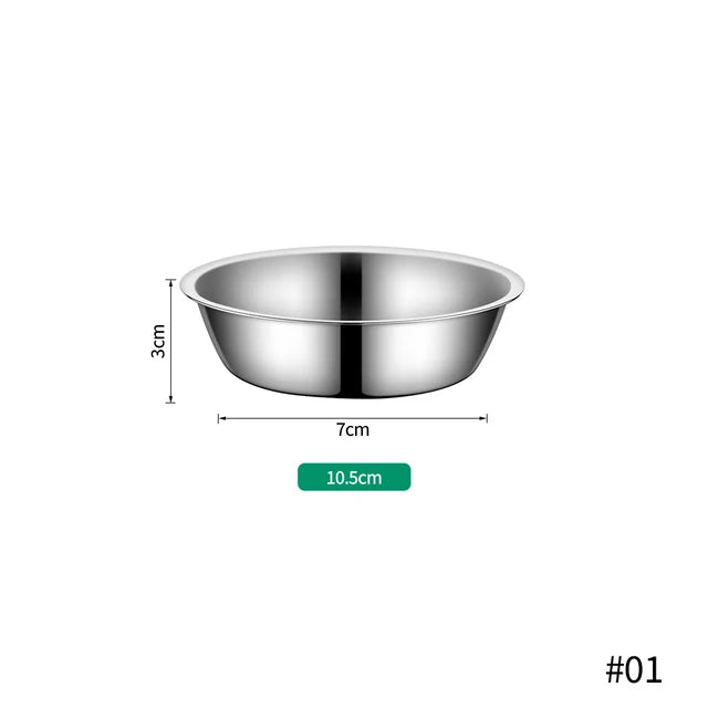 Stainless Steel Dog 2in1 Food & Water Bowl 