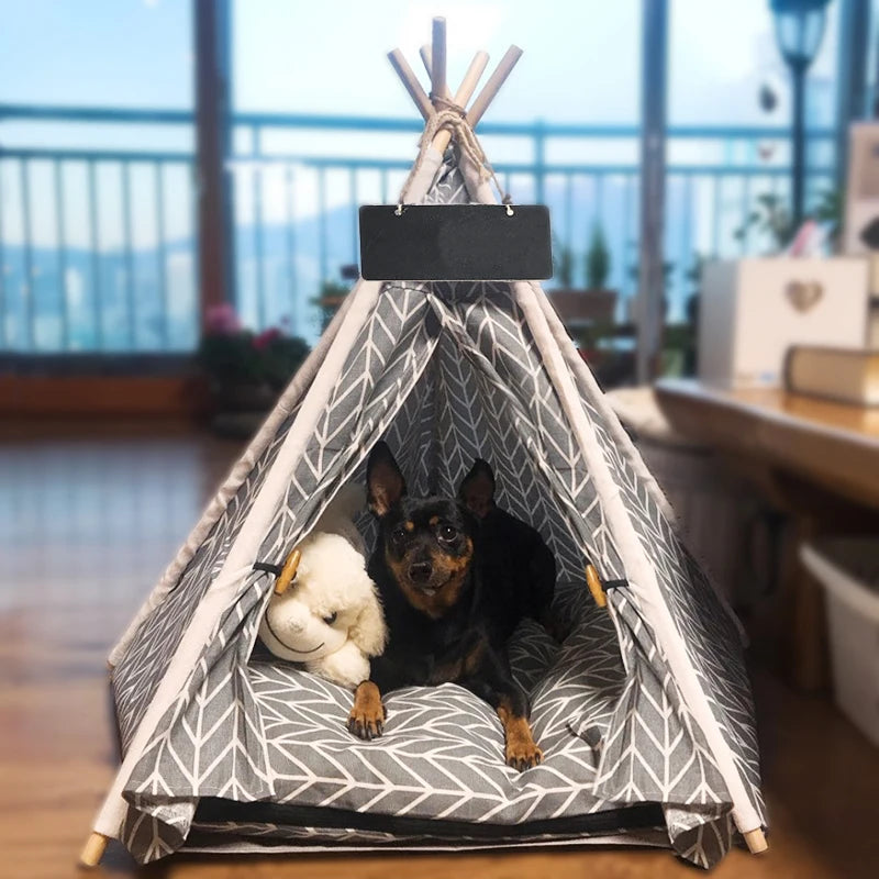 Dog Teepee Tent | Portable & Washable