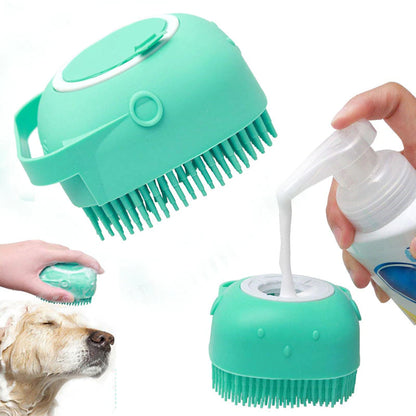 Dog Shampoo Massager Brush | Silicone - Roo Roo Pets